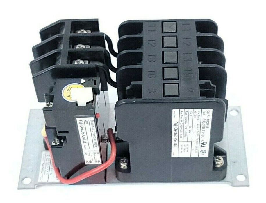 NEW FUJI ELECTRIC 1RC0F0A CONTACTOR 1RC0F0ASRCA3631-5-1 W/ 1NR0FG, TR-1SN/UL