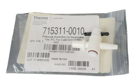 NEW THERMO SCIENTIFIC 715311-0010 STOPCOCK ASSEMBLY FOR DESICCATOR 5311-0250