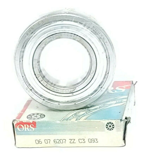 NIB ORS 6207ZZC3 SINGLE ROW DEEP GROOVE BALL BEARING