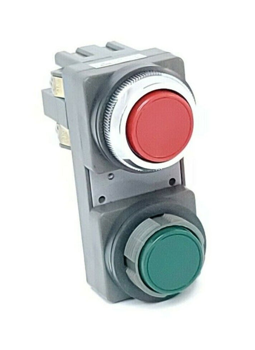 NEW IDEC ABBN1120 PUSHBUTTON FLUSH TWIN GREEN/RED BUTTON COLOR COMBO