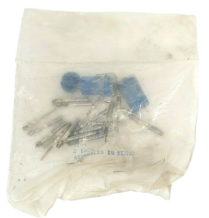 BAG OF 2 NEW AMPHENOL 97-14S-6S CIRCULAR INSERT SOCKETS 6 WAY