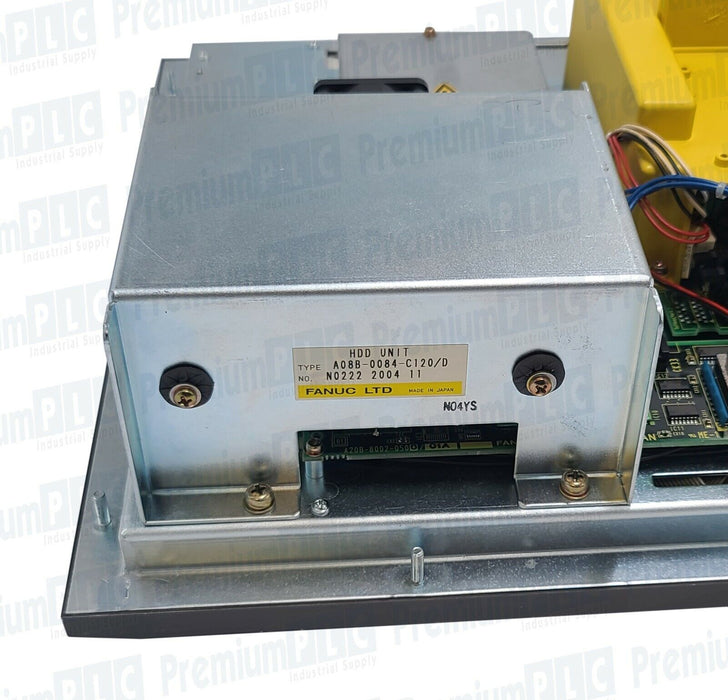GE FANUC A13B-0196-B412 PANEL i SERIES 180i-MB 15" HMI W/ HDD A08B-0084-C120/D
