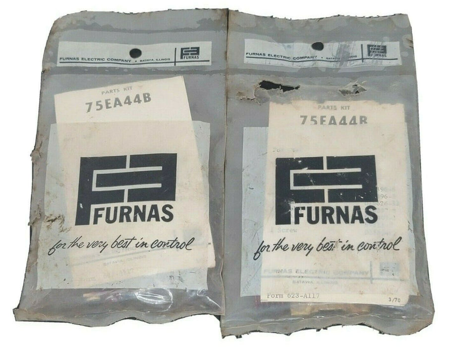 LOT OF 2 NEW FURNAS 75EA44B CONTACT KITS 1-POLE