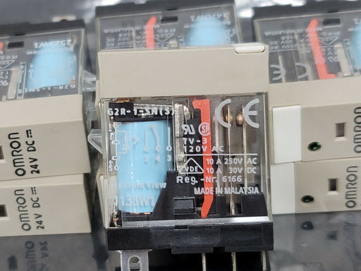 LOT OF 7 NEW OMRON G2R-1-SN-24VDC RELAYS G2R-1-SN