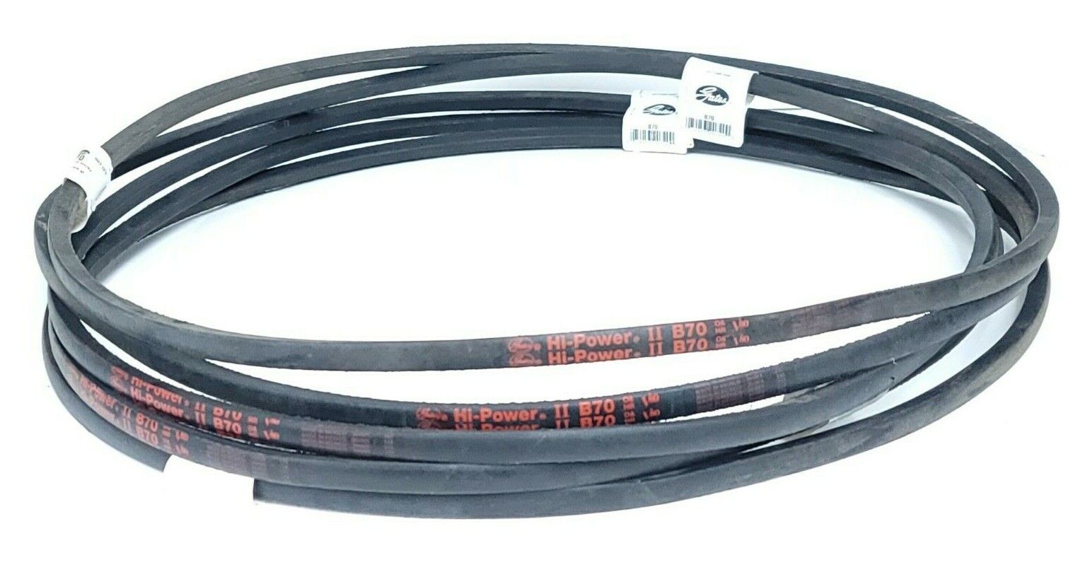 LOT OF 5 NEW GATES B70 V-BELTS 73INCH LENGTH .66IN WIDTH SINGLE RIB