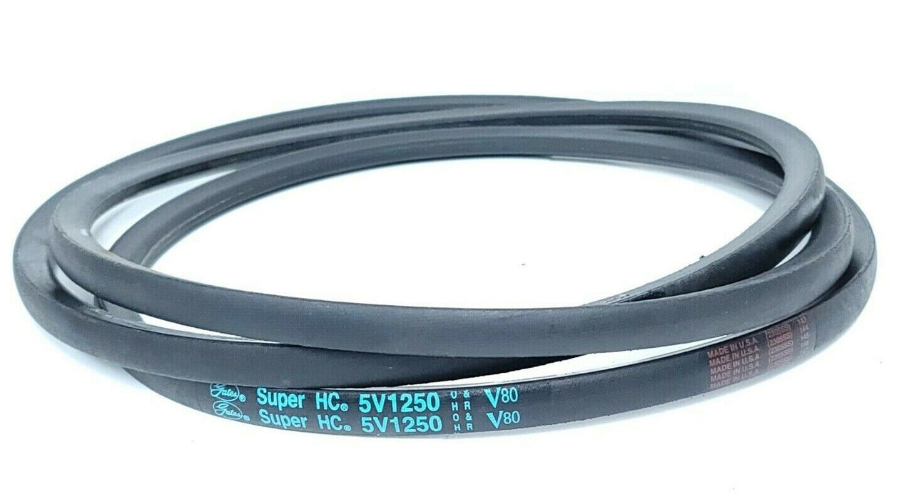 NEW GATES 5V1250 SUPER HC V-BELT OUTSIDE LENGTH: 125 INCH