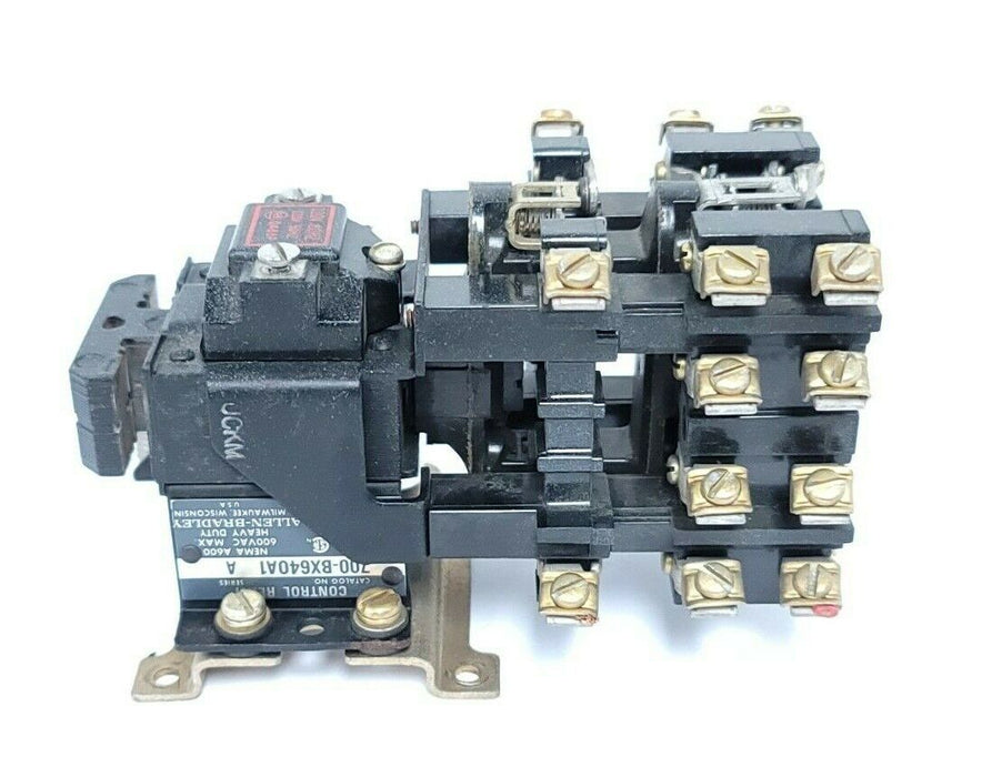 ALLEN BRADLEY 700-BX640A1 SER. A CONTROL RELAY W/ OA86P COIL