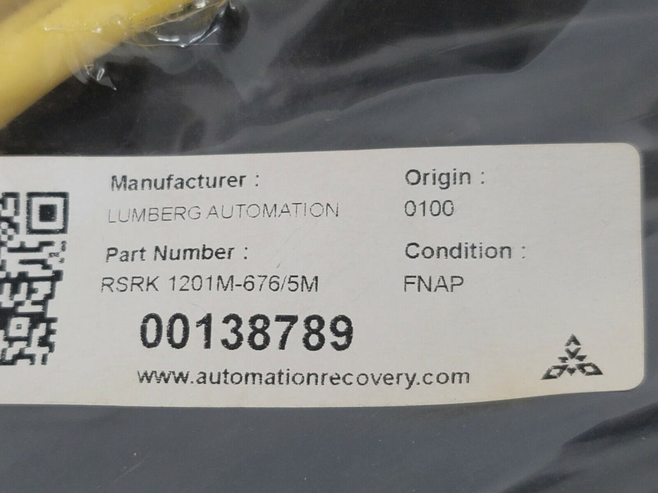 NEW LUMBERG RSRK-1201M-676/5M CORDSET 12-POLE 18 AWG