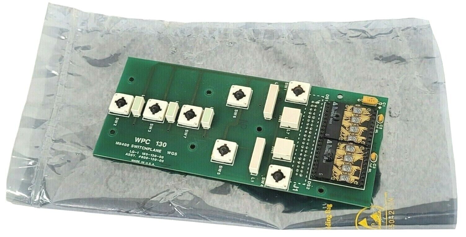 WEB PRINTING 800-130-00 PUSH BUTTON INTERFACE WPC 10 M9400 SWITCHPLANE