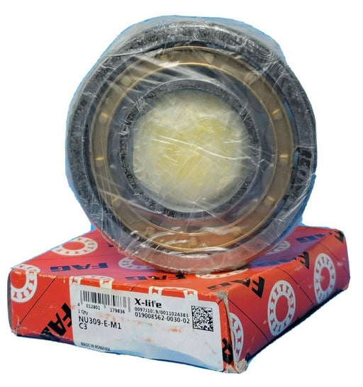 NIB FAG NU309-E-M1 SINGLE ROW CYLINDRICAL ROLLER BEARING NU309EM1
