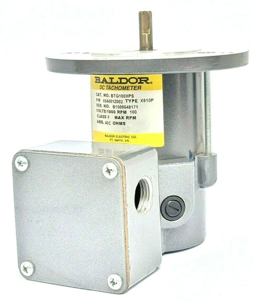 NEW BALDOR X6A001Z002 TACHOMETER CAT: BTG100XPS TYPE: X610P VOLTS/1000 RPM 100