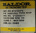 NEW BALDOR X6A001Z002 TACHOMETER CAT: BTG100XPS TYPE: X610P VOLTS/1000 RPM 100