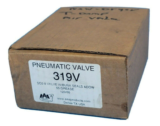 NIB AAA PRODUCTS 319V VALVE 2 POSITION 0.25'' PORT 50 TO 160 PSI 120VAC 11W COIL