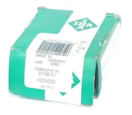 NIB INA 81106-TV AXIAL CYLINDRICAL CRB/ACCESS 81106TV