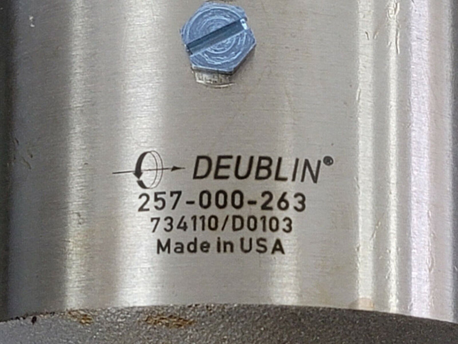 NEW DEUBLIN 257-000-263 ROTARY UNION 257000263 M734110