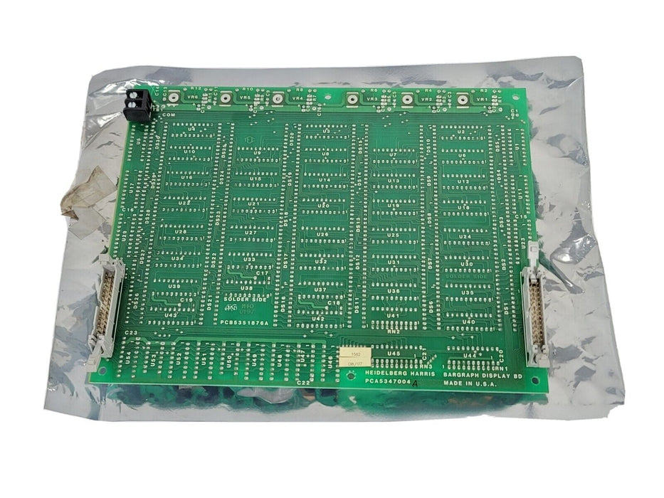 HEIDELBERG HARRIS PCA5347004 BARGRAPH DISPLAY BOARD REV. A PCA5347004A