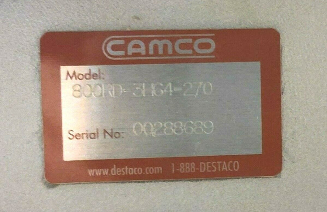 NEW DESTACO CAMCO 800RD3H64-270 800RD SER. ROTARY INDEX DRIVE W/ OVERLOAD CLUTCH