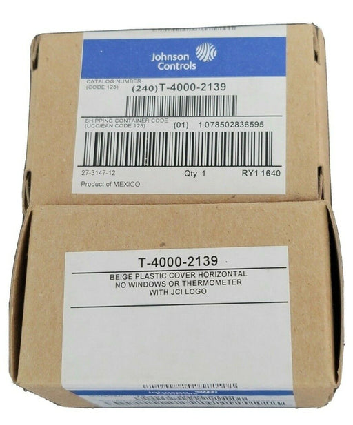 2 NEW JOHNSON CONTROLS T-4000-2139 THERMOSTAT COVER T40002139