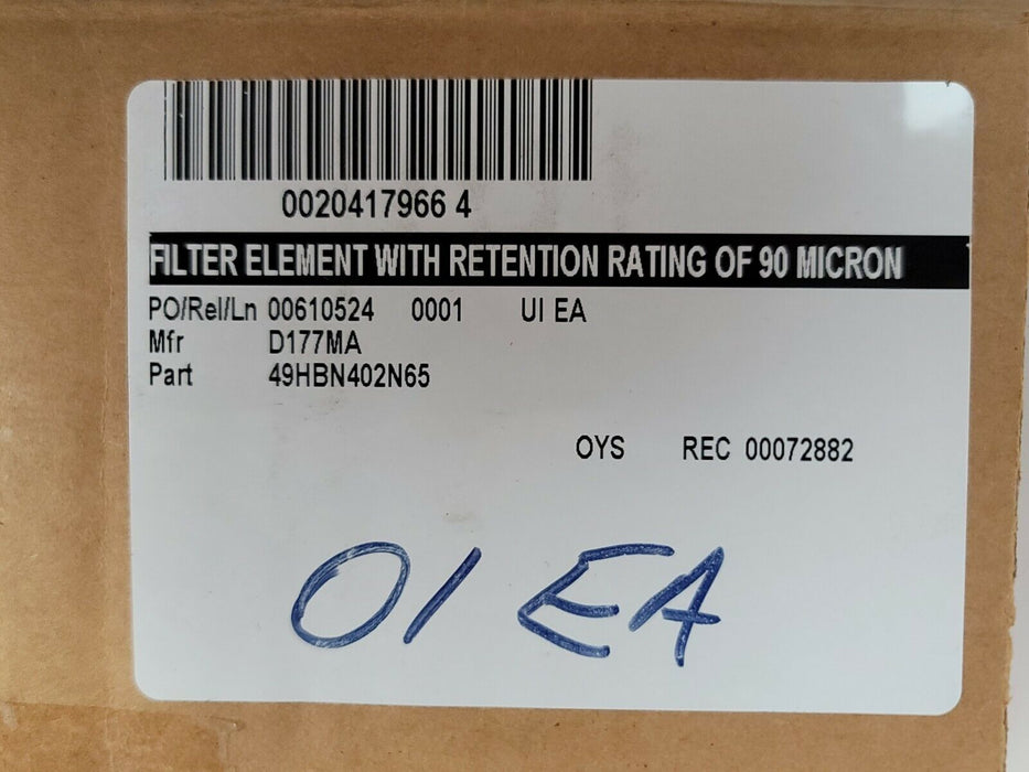 NEW SPX FLOW DOLLINGER 49HBN402N65 FILER ELEMENT D177MA SWND2 8402551