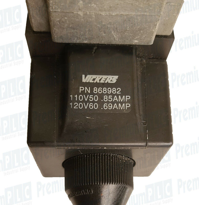 EATON VICKERS DG4S4W-016C-B-60 DIRECTIONAL CONTROL VALVE 02-119752 W/COIL 868982