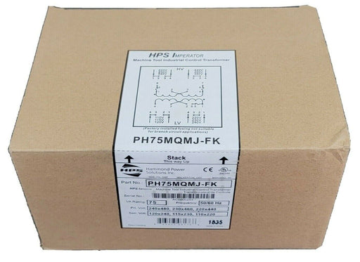 NEW HAMMOND POWER SOLUTIONS HPS PH75MQMJ-FK TRANSFORMER PH75MQMJFK