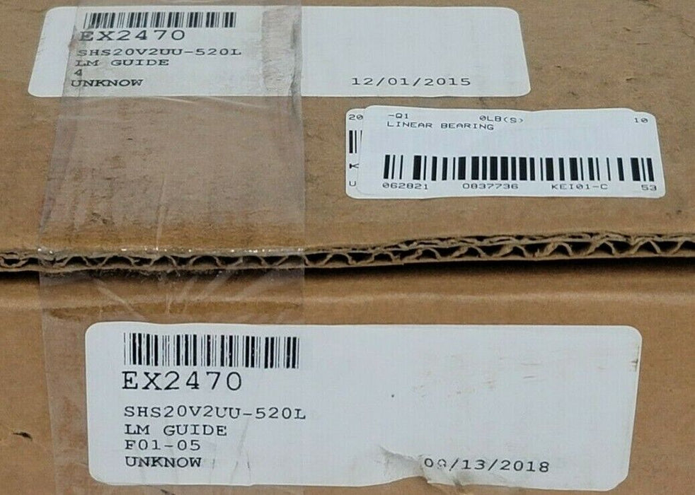 NEW THK SHS20V2UU+520L LINEAR MOTION GUIDE SHS20V2UU520L