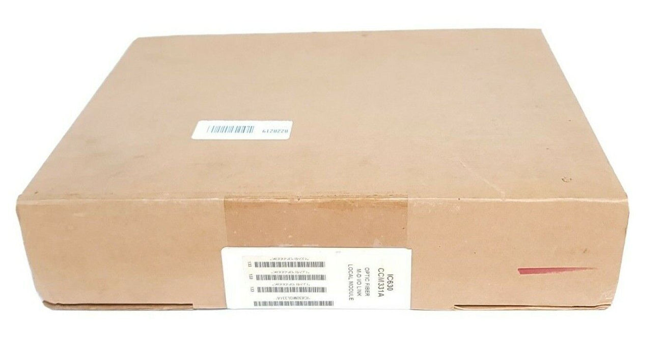 NEW GE FANUC IC630CCM331A FIBER OPTIC MODULE I/O LINK REMOTE LOCAL MODULE