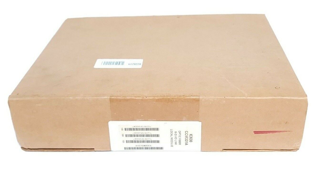 NEW GE FANUC IC630CCM331A FIBER OPTIC MODULE I/O LINK REMOTE LOCAL MODULE