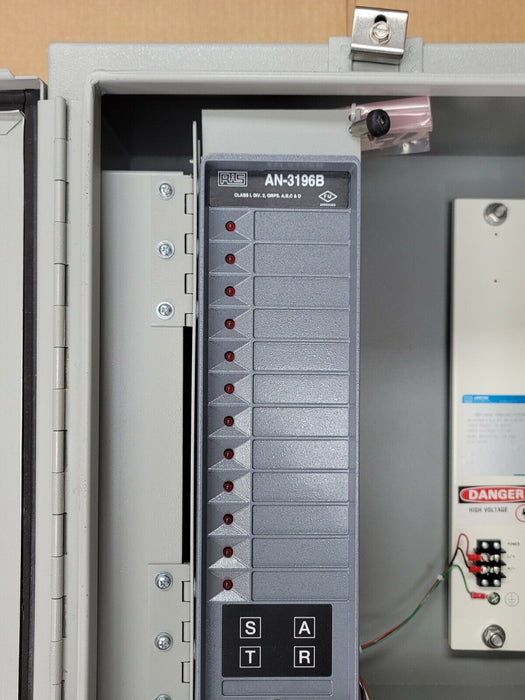 NEW RIS AMETEK AN-3196B-A-C-X-HTT-MR-4XWM-NR-CS REFLASH ANNUNCIATOR W/ SOUNDER