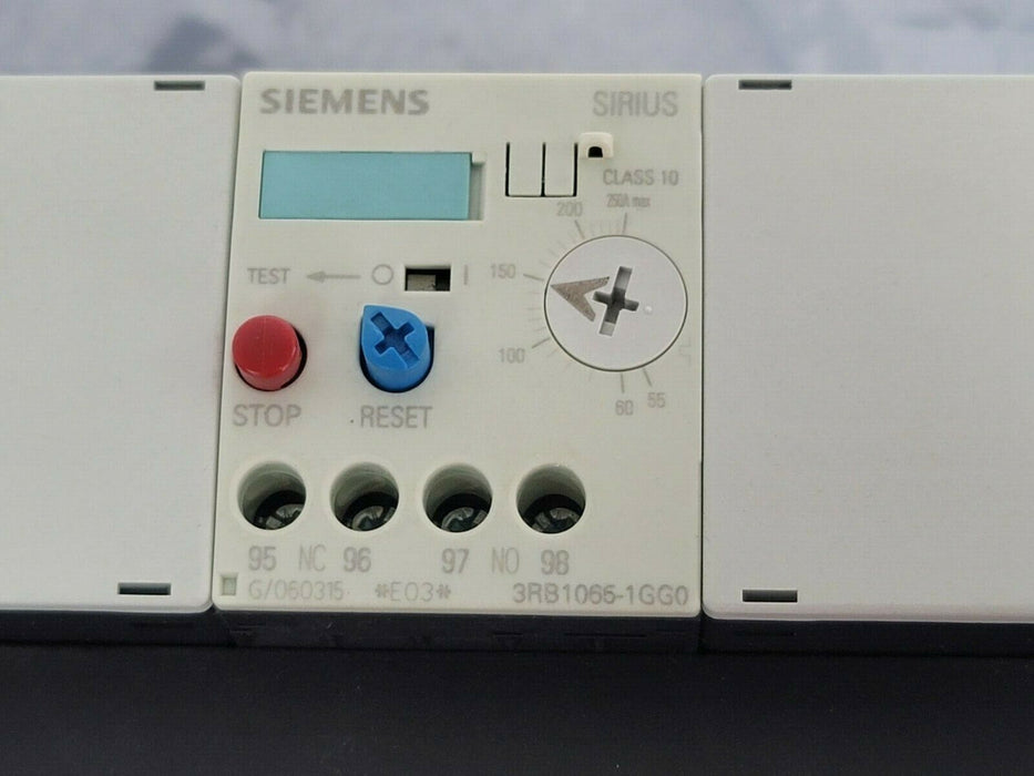 SIEMENS 3RB1065-1GG0 SOLID STATE OVERLOAD RELAY 3RB10651GG0