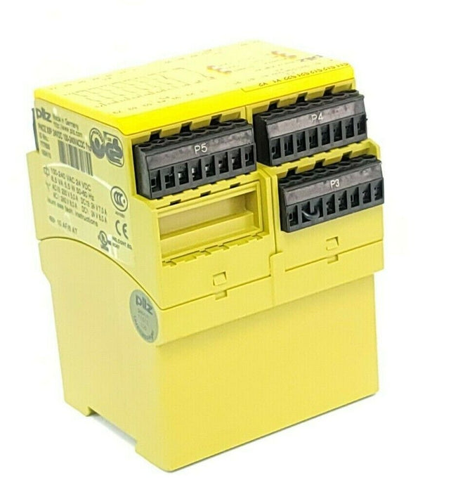 PILZ PNOZ-X9P-24VDC-100-240VACDC-7NO SAFETY RELAY ID NO. 777606