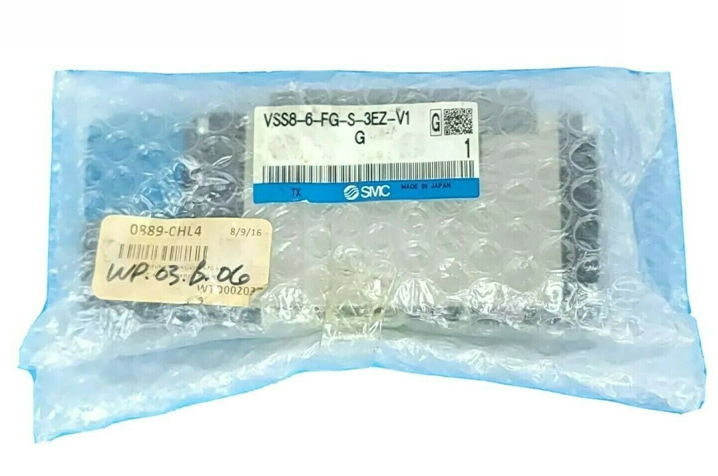 NEW SMC VSS8-6-FG-S-3EZ-V1 SOLENOID VALVE 24 VDC 0.075 AMP 1.8 W