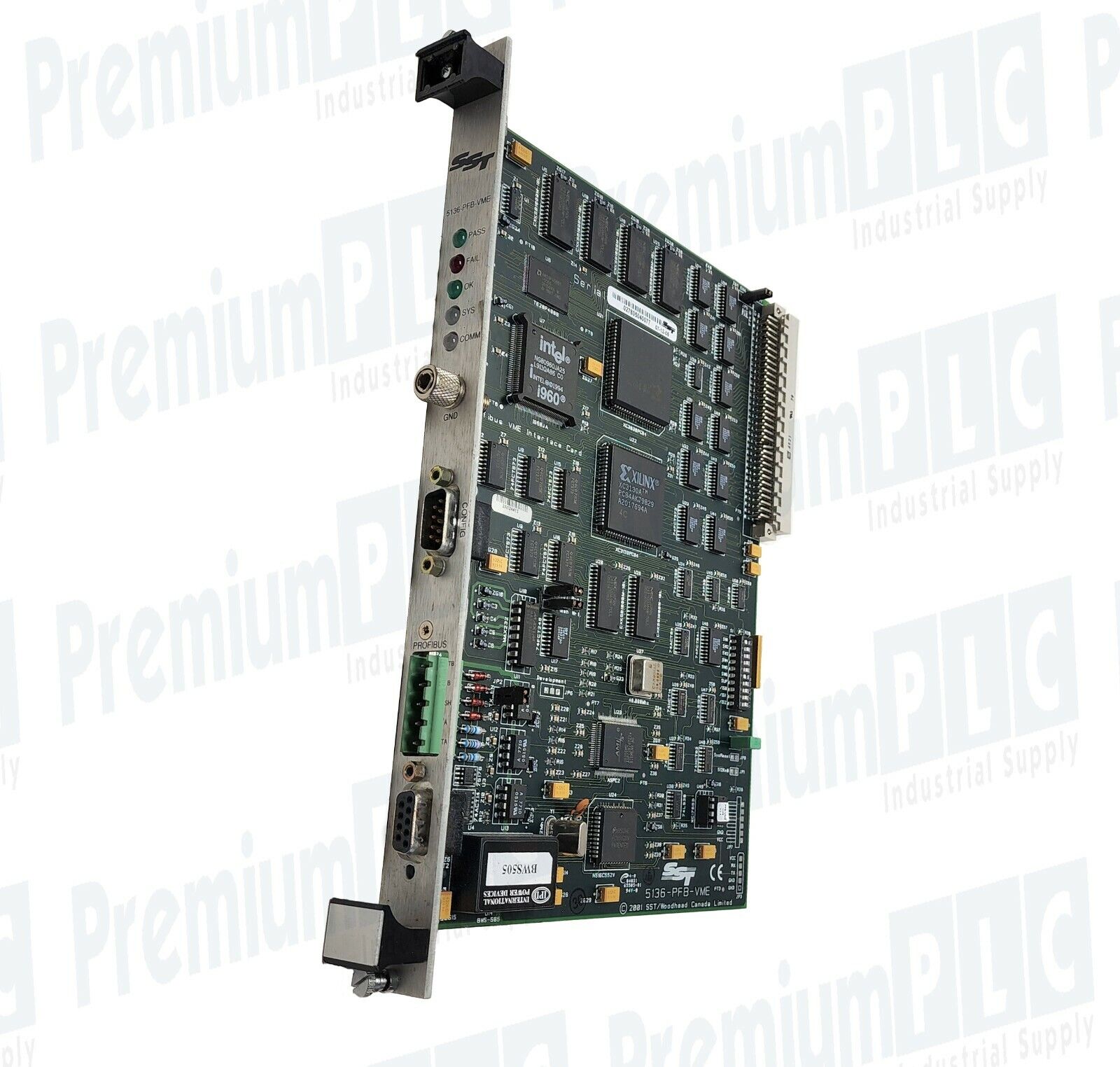 USED SST / WOODHEAD 5136-PFB-VME PROFIBUS INTERFACE CARD 5136PFBVME