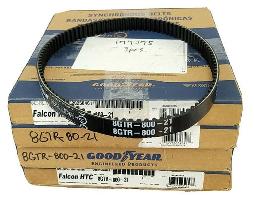 LOT OF 4 NEW GOODYEAR 8GTR-800-21 FALCON HTC BELTS 20250461