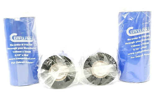 LOT OF 4 NEW COMULABEL 710256 RIBBON, INKING, 5.12'' X 984'