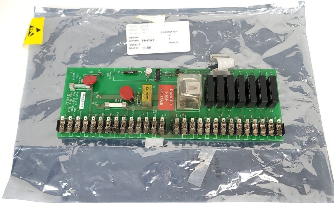 PERKIN ELMER N610-9014 POWER DISTRIBUTION BOARD 120V PCB ASSY 9000