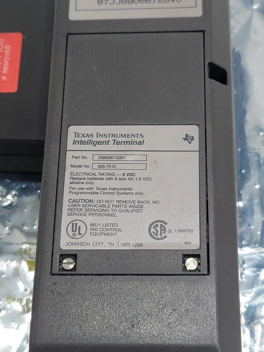 NIB TEXAS INSTRUMENTS 505-7510 HANDHELD INTELLIGENT TERMINAL 2586287-0001