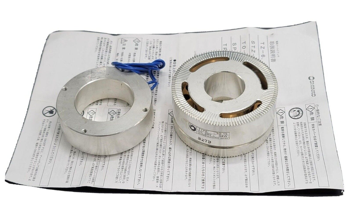 NIB SHINKO ELECTRIC TYPE: TO-15 BRAKE CLUTCH DC-24V 34W