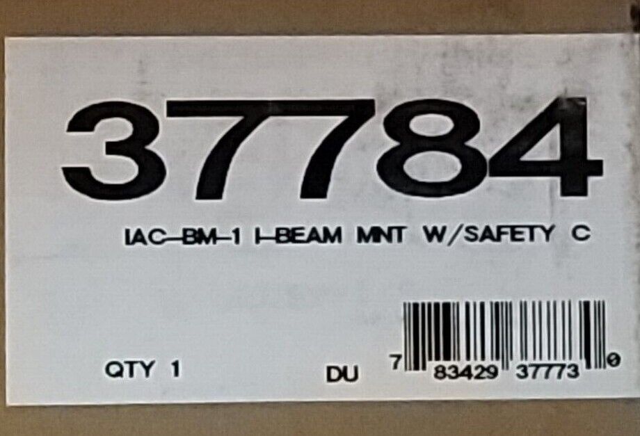 NEW AIRMASTER 37784 IAC-BM-1 I-BEAM UNIT W/ SAFETY KIT