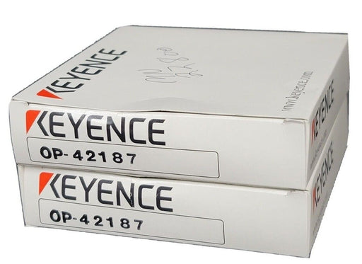 LOT OF 2 NIB KEYENCE OP-42187 CORD SET QUICK DISCONNECT 4 PIN CONNECTOR 2M