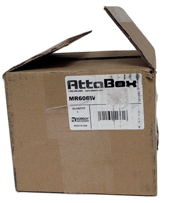 NIB ROBROY MR606W ATTABOX MACHOBOX SERIES ENCLOSURE 6 X 6 X 6IN (HXWXD)