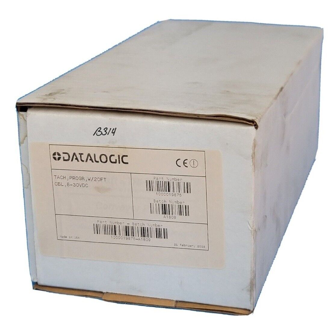 NIB DATALOGIC 1000019875 TACHOMETER 8-30 VDC SUPPLY POWER 20 FOOT CABLE