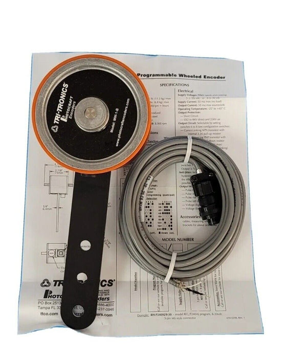 NIB DATALOGIC 1000019875 TACHOMETER 8-30 VDC SUPPLY POWER 20 FOOT CABLE