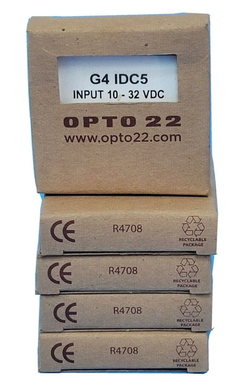 LOT OF 5 NEW OPTO 22 G4-IDC5 INPUT MODULES 10-32VDC 5 VOLT LOGIC G4IDC5