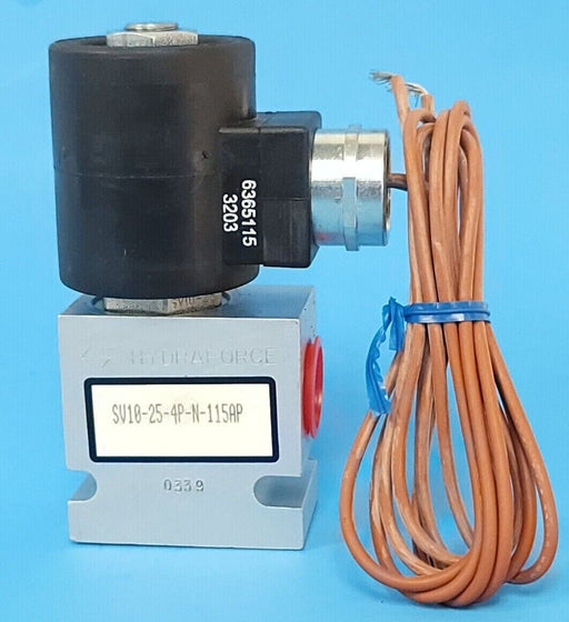 NEW HYDRAFORCE SV10-25-4P-N-115AP SOLENOID VALVE 2 PORT 6365115