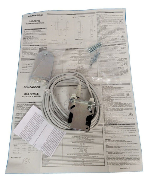 NEW DATALOGIC 93ACC1895 KIT, S60 PNO PHOTOCELL, R3 REFL/BRKT/HDWR