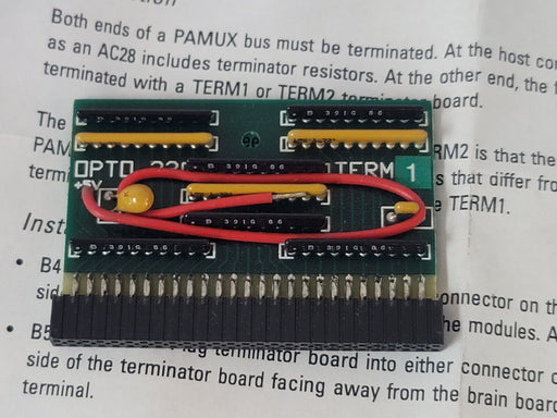 NIB OPTO 22 TERM 1 TERMINATION CARD I/O BRAINS