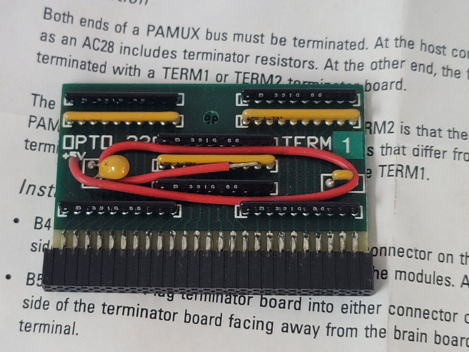 NIB OPTO 22 TERM 1 TERMINATION CARD I/O BRAINS