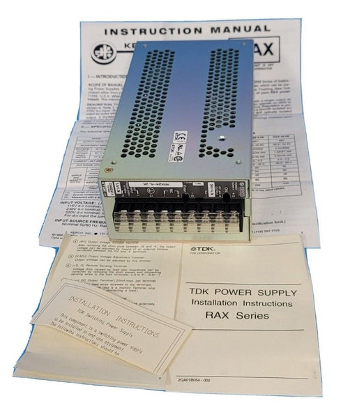NIB TDK KEPCO RAX24-4.2K POWER SUPPLY 120/220-240VAC 50-60HZ 1.3A INPUT