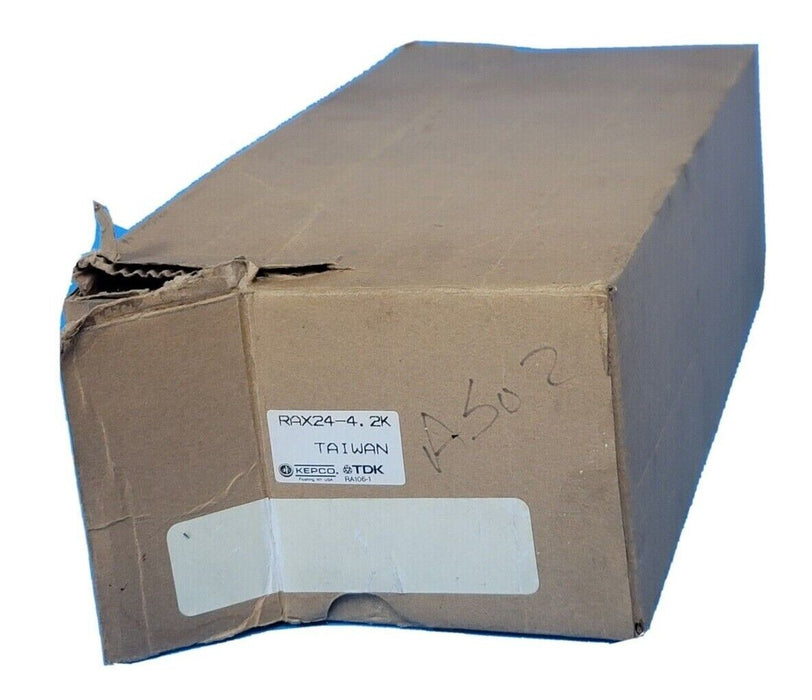 NIB TDK KEPCO RAX24-4.2K POWER SUPPLY 120/220-240VAC 50-60HZ 1.3A INPUT